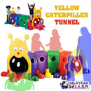 idrop PLAYGROUND - Children Yellow Caterpillar Tunnel ( 4 Sections )