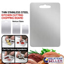 idrop Thin Stainless Steel Kitchen Cutting Chopping Board