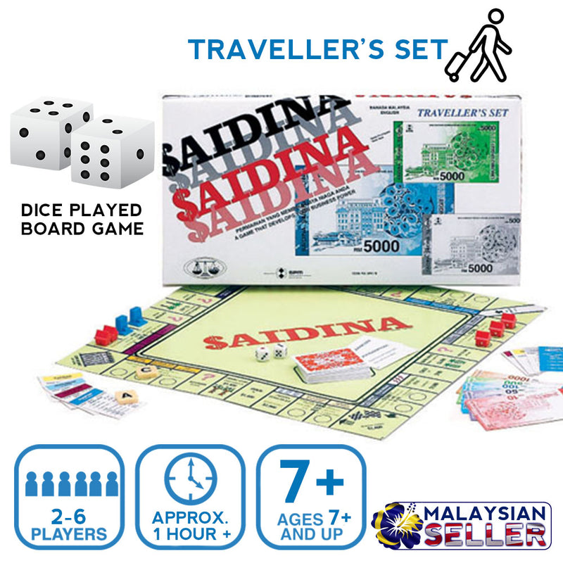 idrop SAIDINA - Traveller Set [ SPM GAMES ] - Interactive Playing Board Game [ SPM78 ]