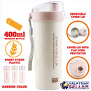 idrop 400ml Portable Drinking Bottle Wheat Straw Plastic