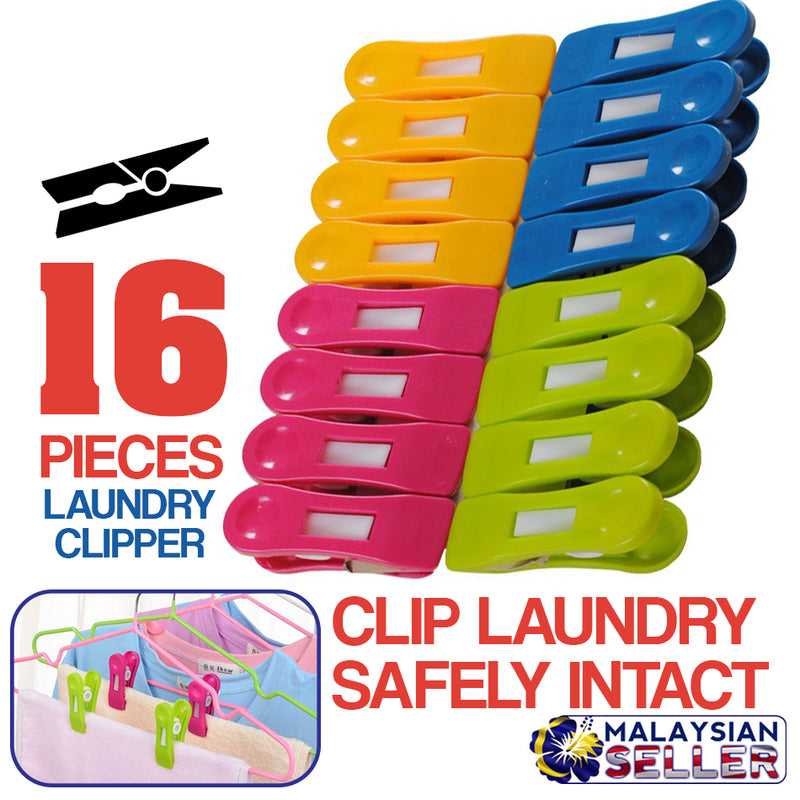 idrop Laundry Clipper Cloth Drying Clip [ 16pcs ]