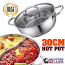 idrop [ 30CM ] HOT POT - 2 Compartment Cooking Pot