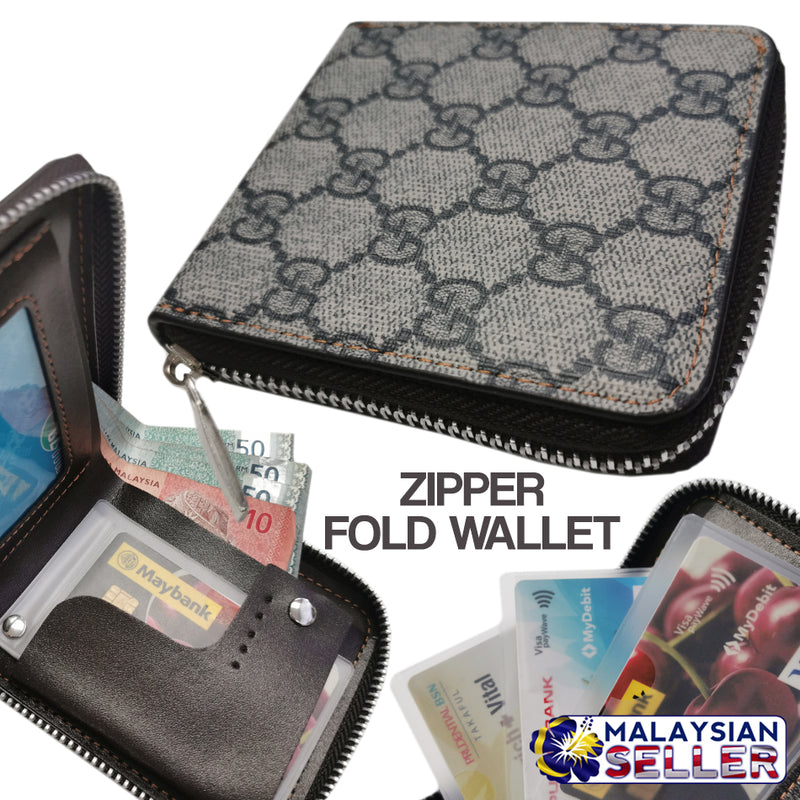 idrop Zipper Fold Wallet