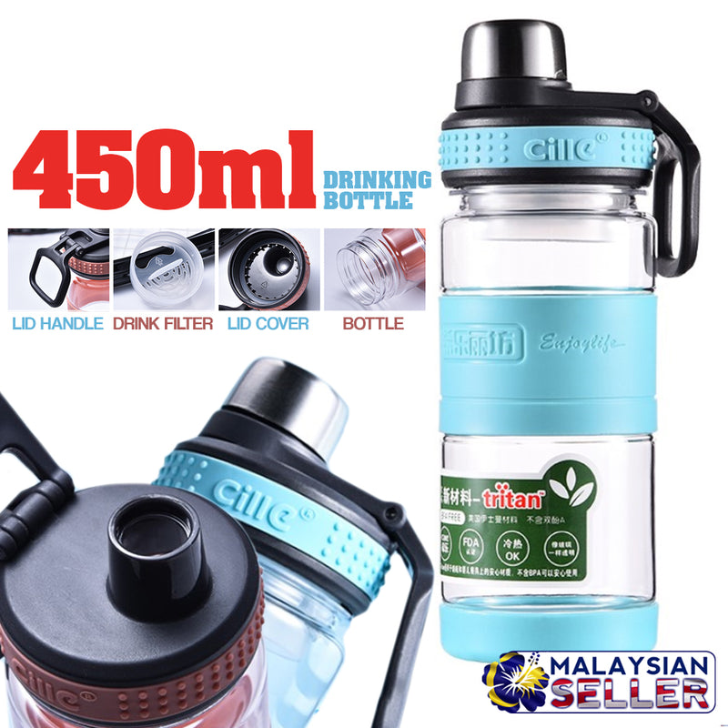 idrop 450ml CILLE - TRITAN Sports Drinking Water Bottle
