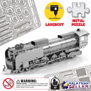 idrop STEAM LOCOMOTIVE TRAIN [ Nano Puzzle ] - 3D Lasercut Metal Puzzle