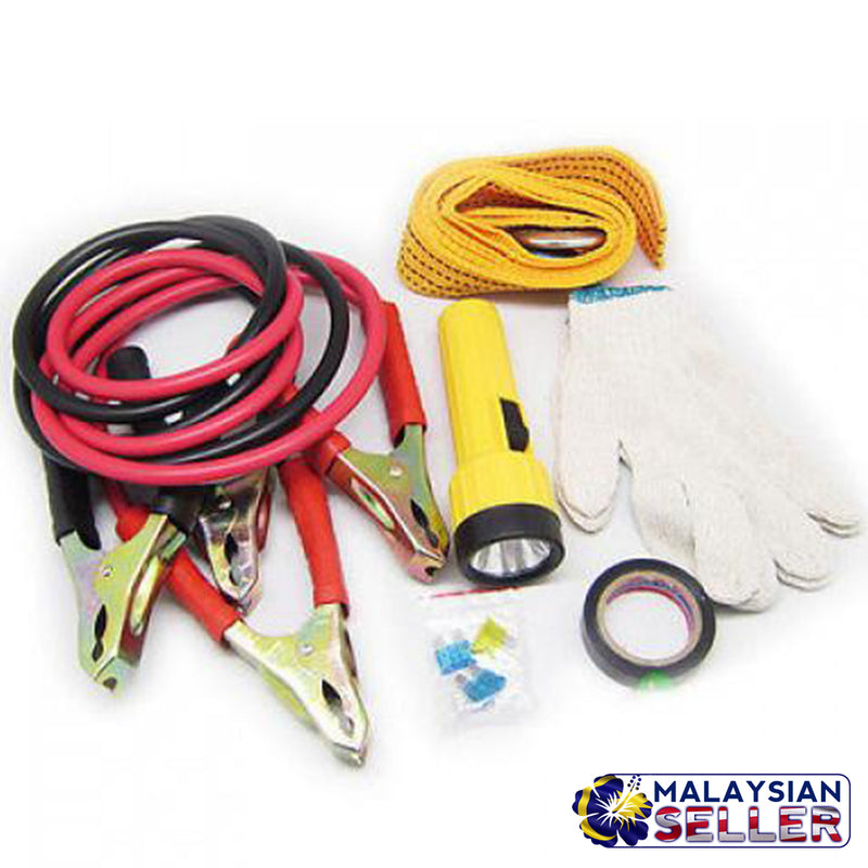 idrop EMERGENCY FIRST AID Car Jump Start Kit Set