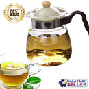 idrop 1 Liter - Drinking Glass Tea Pot