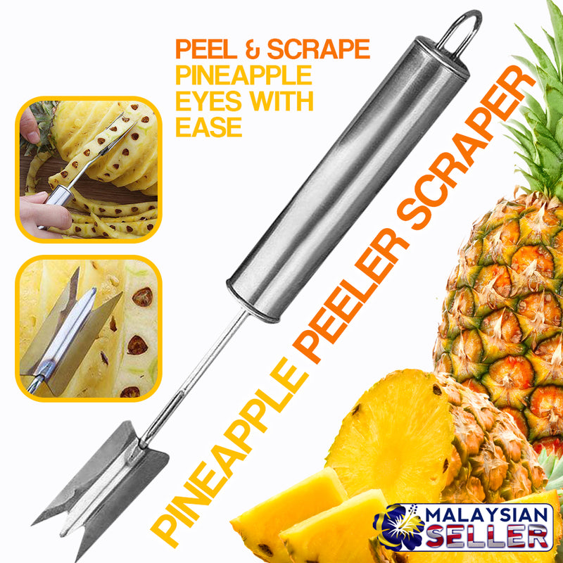 idrop Pineapple Eye Stainless Steel Peeler Scraper
