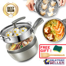 idrop 1.8L 2 Layer Electric Kitchen Cooking Steam Pot