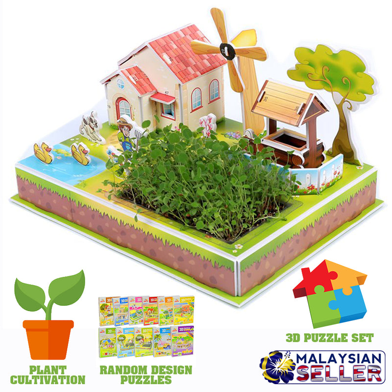 idrop ZILIPOO - 3D Puzzle & Plant Cultivation Education Set