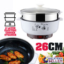 idrop [ 26CM ] 2 LAYER - Mini Electric Cooking Steamer [ SHUNJIAXING ]