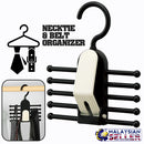 idrop NECKTIE & BELT HANGER - Space Saving Hanging Organizer