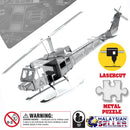 idrop HUEY HELICOPTER [ Nano Puzzle ] - 3D Lasercut Metal Puzzle