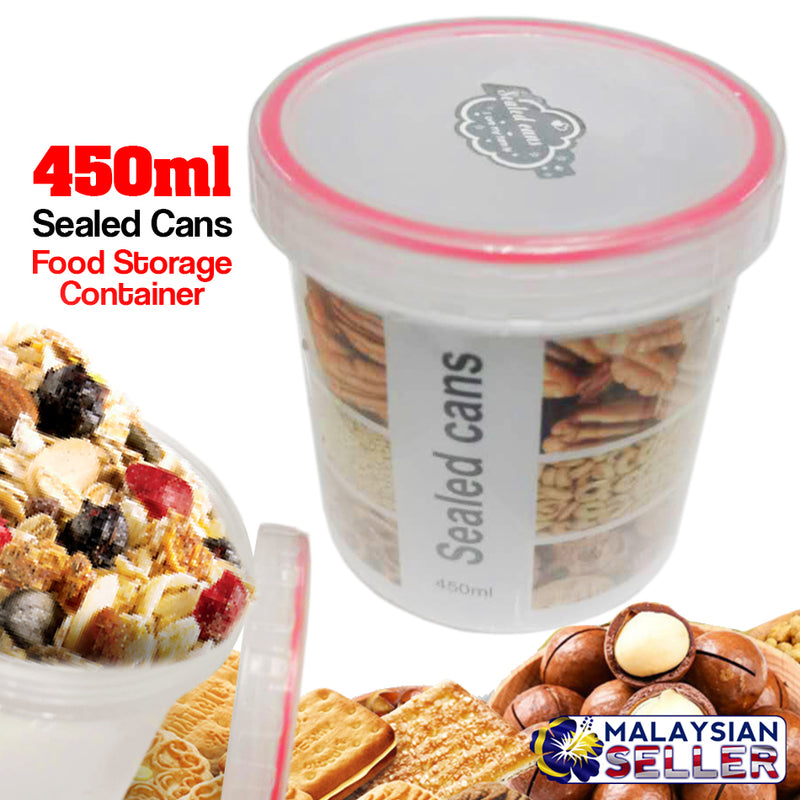 idrop 450ml Sealed Cans - Small Food Container Storage [ SR708 ]