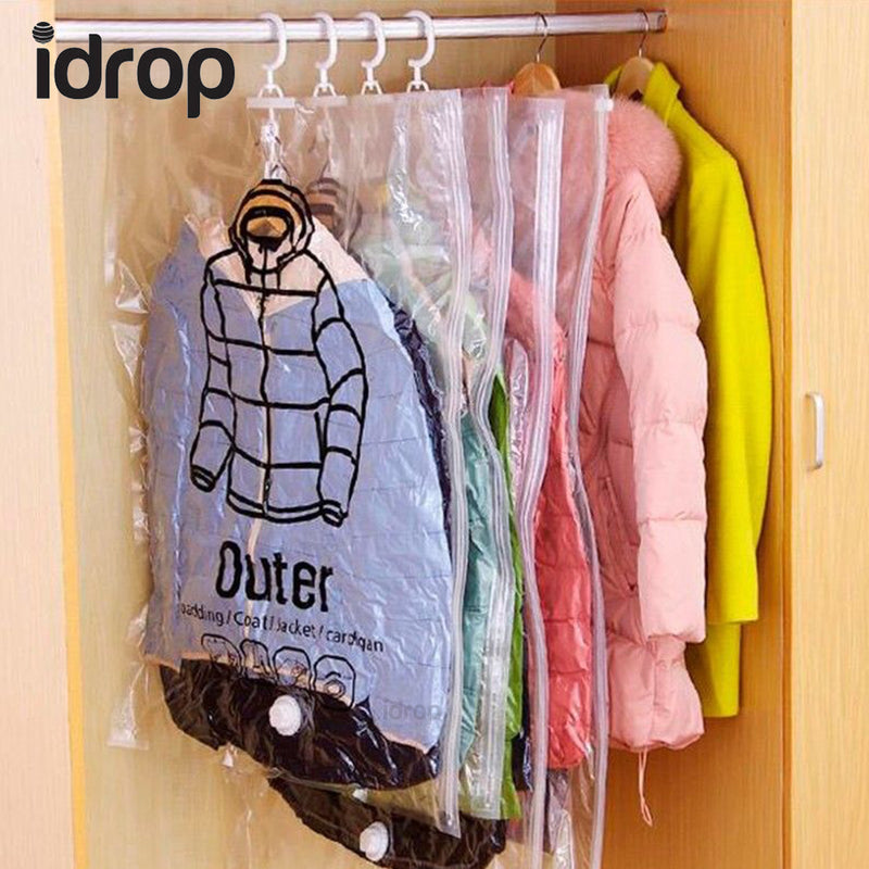 idrop Hanging Style Vacuum Bag for clothing | Buy 1 piece | Buy 3 Pieces