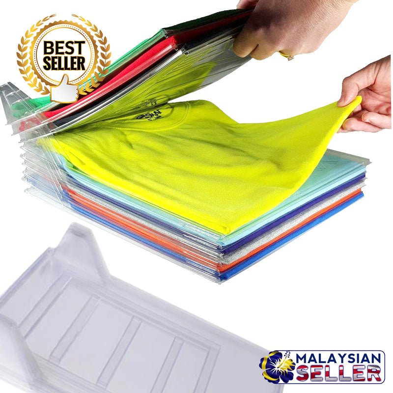 idrop CLOTHING FILE - 10 PACK Shirt Organizing System Storage Rack