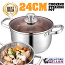 idrop 24CM Portable Cooking Steaming Pot