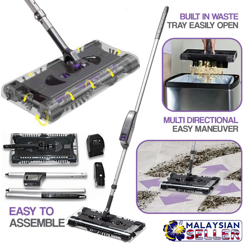 idrop 360 Multi Direction Maneuverable Floor Sweeper Cleaner