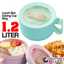 idrop 1.2L Lunch Box Eating Cup Mug with Eating Utensil
