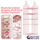 idrop 5 Layer Wardrobe Cabinet Hanging Shelf Rack Clothes Organizer
