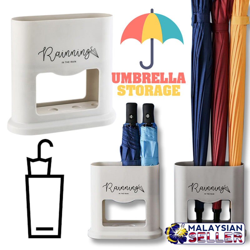 idrop RAINNING IN THE RAIN - Umbrella Compact Storage Rack Stand Compartment
