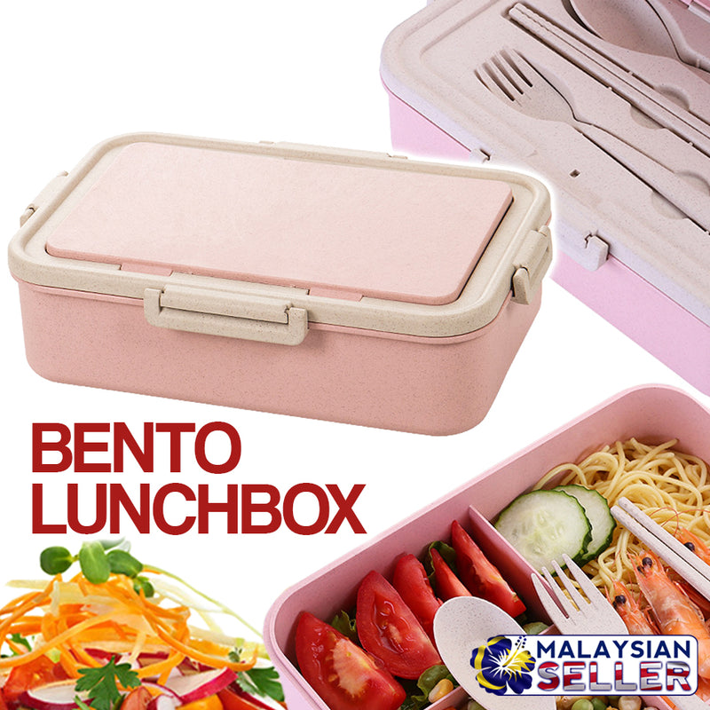 idrop BENTO LUNCHBOX - Portable lunch box with Eating Utensil