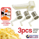 idrop Hand Manual Food Grinder Slicer [ 3pcs Grinding Blade Roll ]