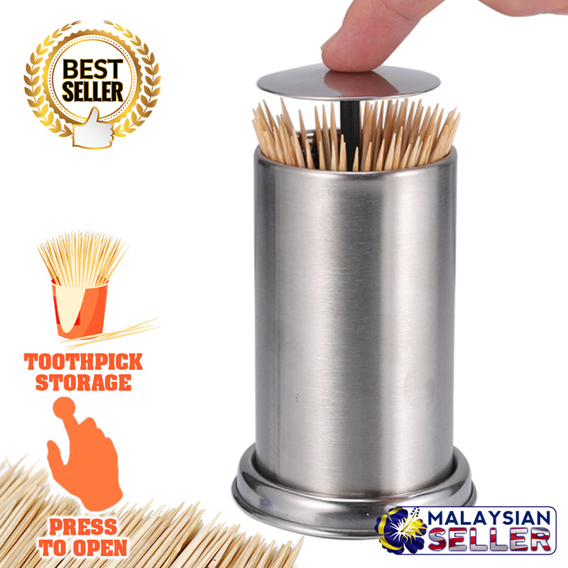 idrop Toothpick Holder Storage Cylinder