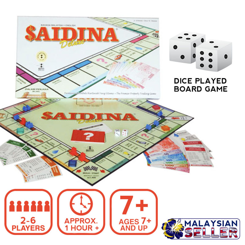 idrop SAIDINA - Deluxe [ SPM GAMES ] - Interactive Multiplayer Board Playing Game