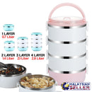 idrop Multilayer Stackable Eating Bento Food Container [ 0.7L / 1.4L / 2.1L / 2.8L ]