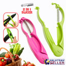 idrop 2 IN 1 Miracle Peeler - Fruit Vegetable Peeler & Snipper