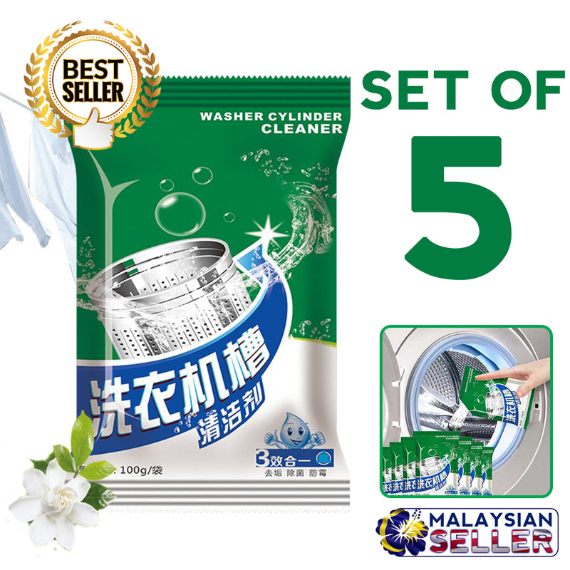 idrop SET OF 5 - 100g Washer Cylinder Cleaner