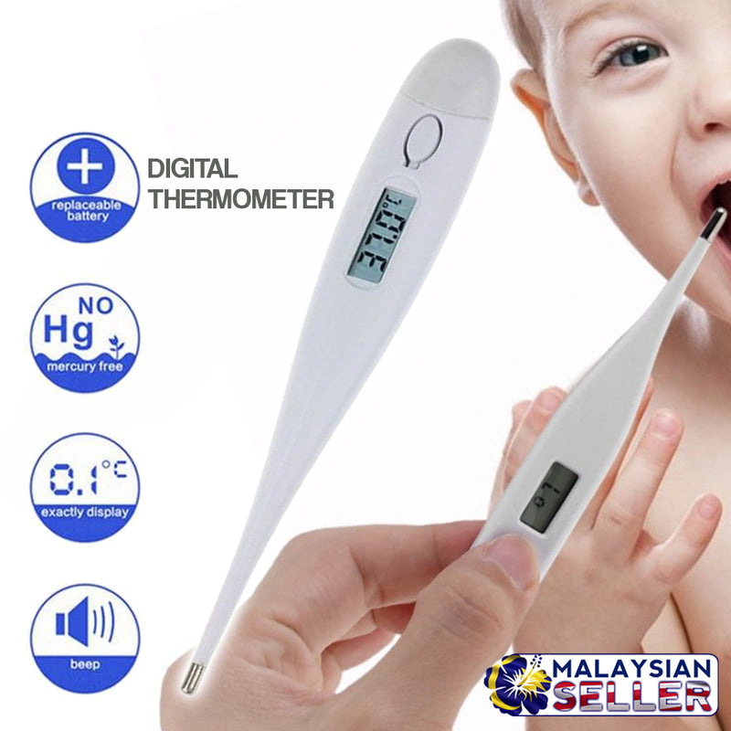 idrop Digital Thermometer with LCD Display for Adults and Kids [ KT-DT4B ]