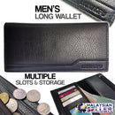 idrop Men's Fold Over Long Wallet Series [ LIUNIAOFU  ]