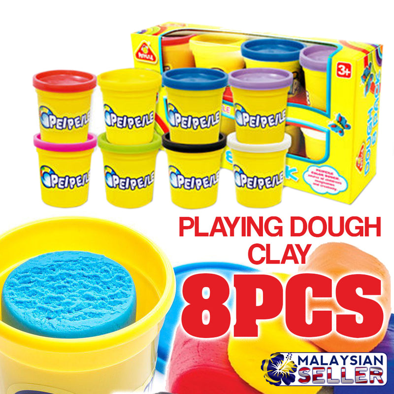 idrop Playing Dough Colorful Clay [ 8pcs ]