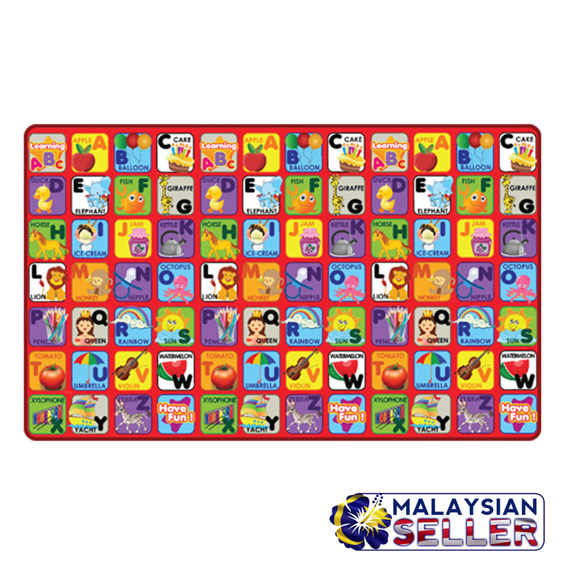 idrop ABC Learning Rolling Mat for Baby and Child with Colorful Picture illustration
