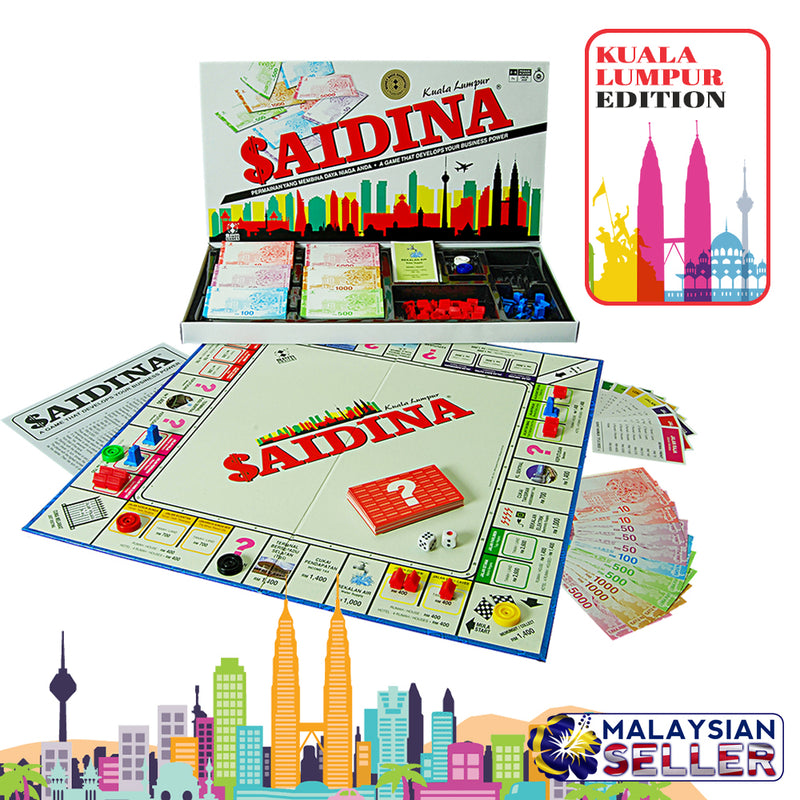 idrop SAIDINA - Kuala Lumpur [ SPM GAMES ] - Interactive Playing Board Game [ SPM92 ]