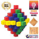 idrop BRAIN TEASER [ Diamond ] - Interlocking Wooden Toy Blocks