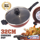 idrop 32CM SHACHU Spiral Kitchen Cooking Frying Pot