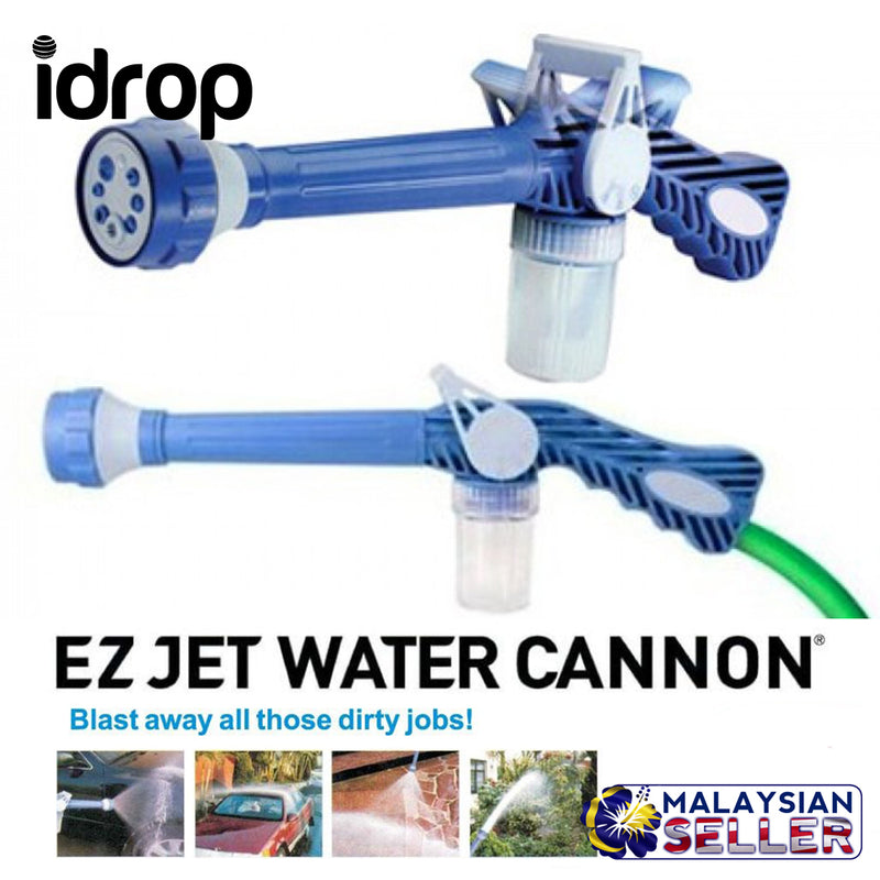 idrop 8 IN 1 EZ Jet Turbo Water Cannon Spray Gun Hose