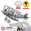 idrop FOKKER DV11 [ Nano Puzzle ] - 3D Lasercut Metal Puzzle