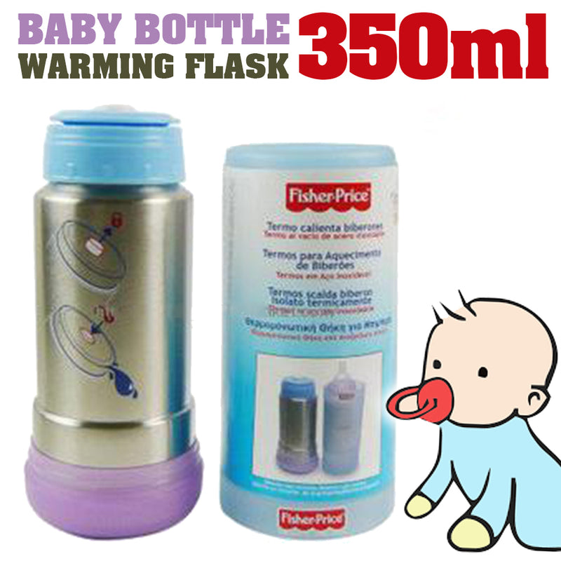 idrop 350ml FISHER PRICE - Baby Bottle Insulated Warming Flask Thermos Warmer