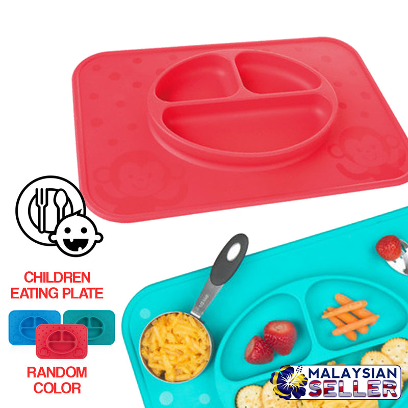 idrop MAT PLATE - Children Flexible Non Slip Eating Plate