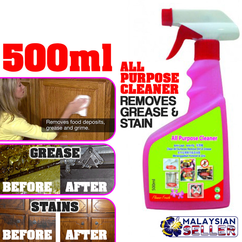 idrop 500ML Kleenso All Purpose Cleaner - Flower Fresh Fragrant