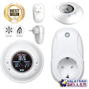 idrop RF-200N Wireless Thermostat Timer - Room Temperature Cooling Heating Device