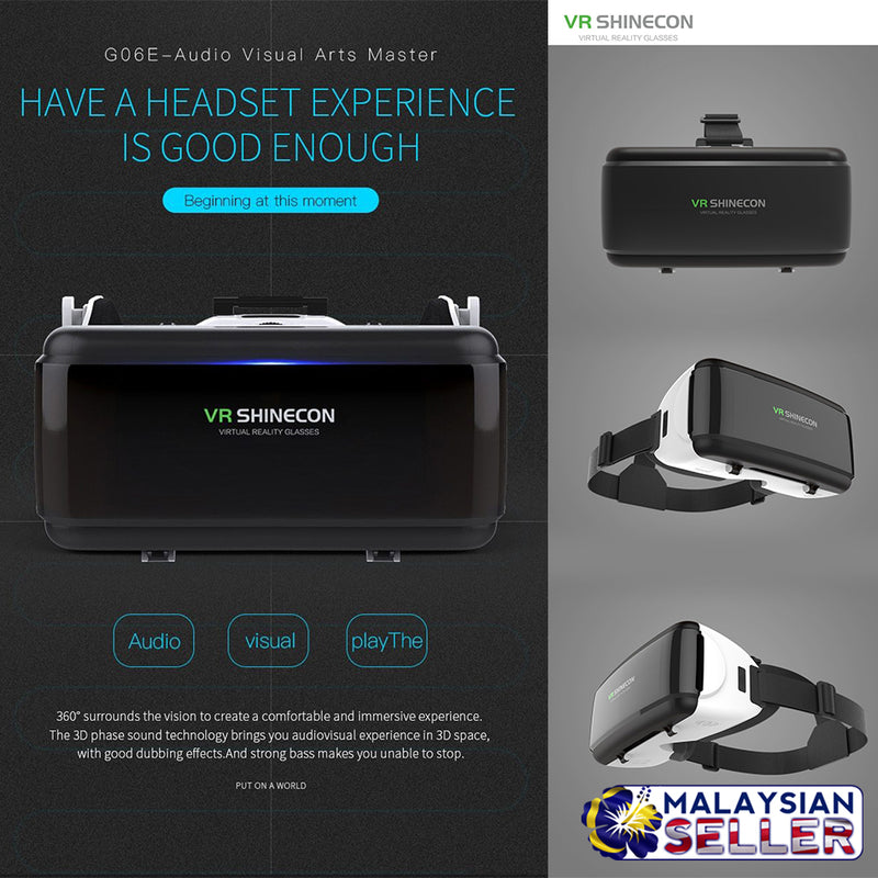 idrop VR SHINECON SC-G06  - Virtual Reality 3D Goggle Smartphone Mount