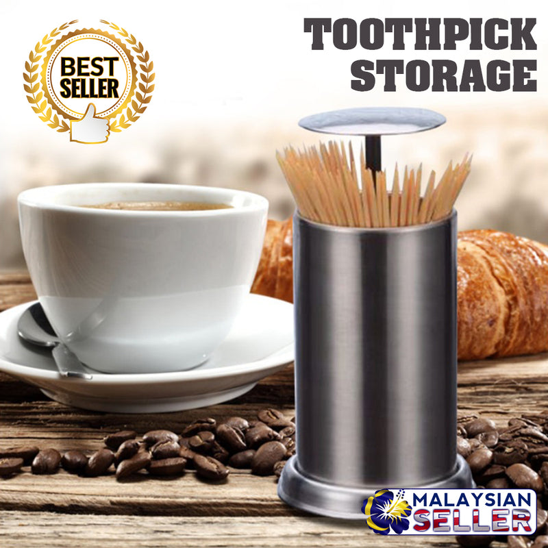 idrop Toothpick Holder Storage Cylinder