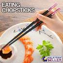 idrop Colorful Flower Blossom Family Alloy Chopsticks [ Set 5 pairs ]