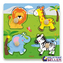 idrop BIG KNOB PUZZLE - Farm / Insect / Wild Animal Puzzle Toy