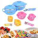 idrop CHILDREN BOWL SET - Eating Set with Spoon and Fork